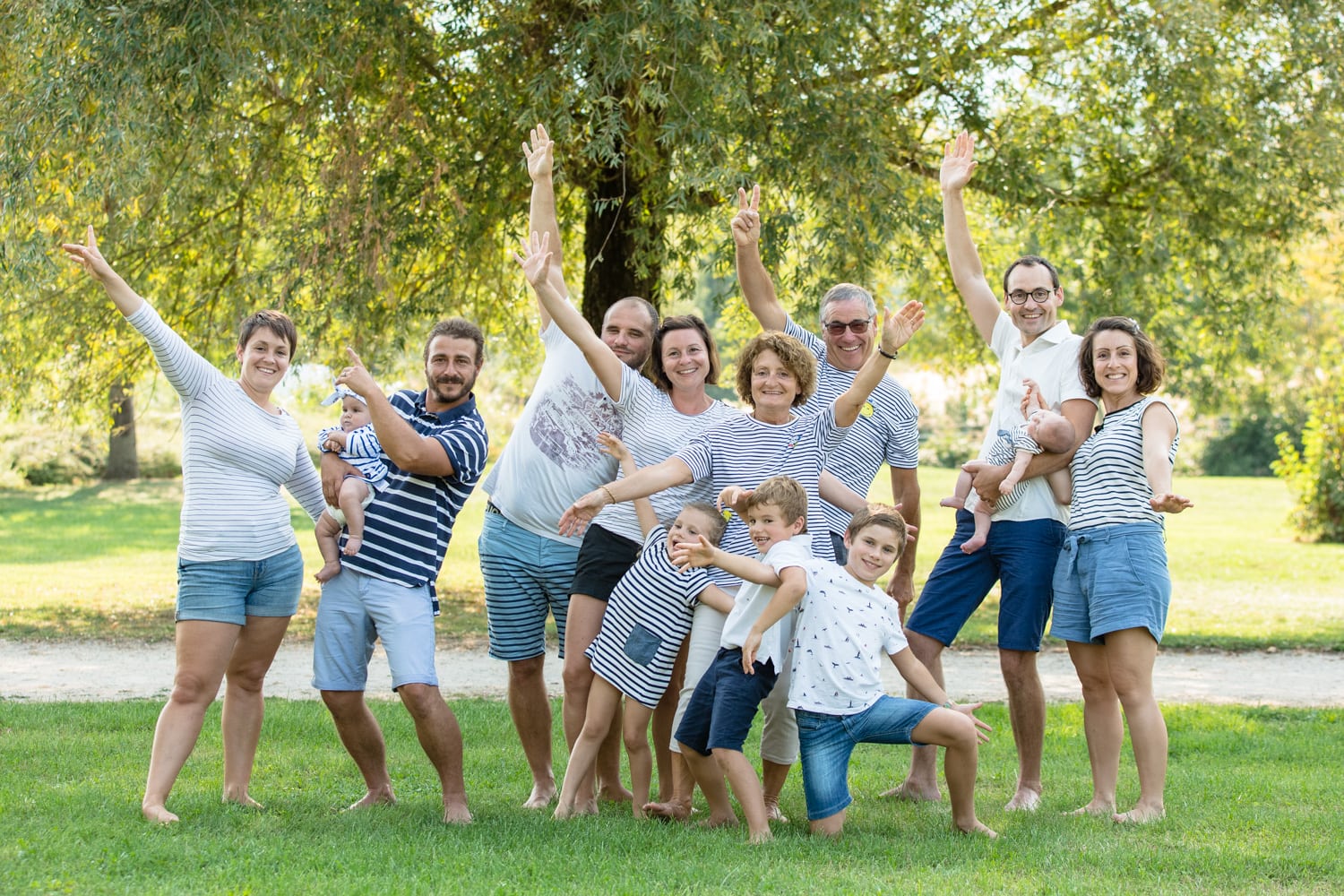 Séance photo famille nombreuse à Chambéry