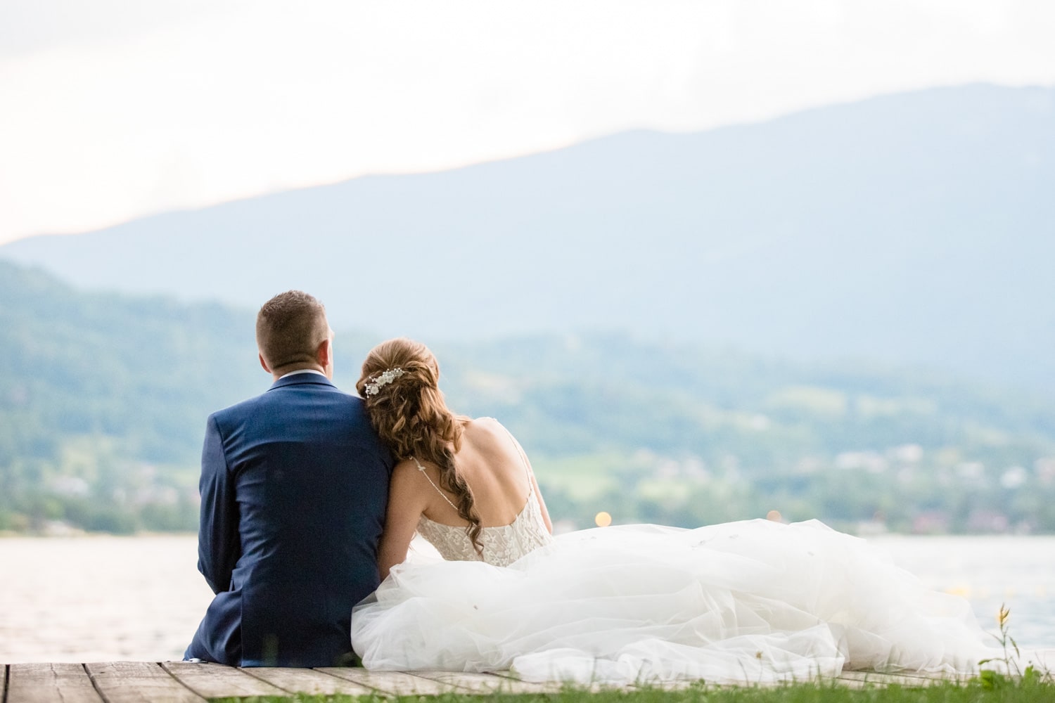 photo de mariage au bord du lac d'Annecy à Talloires