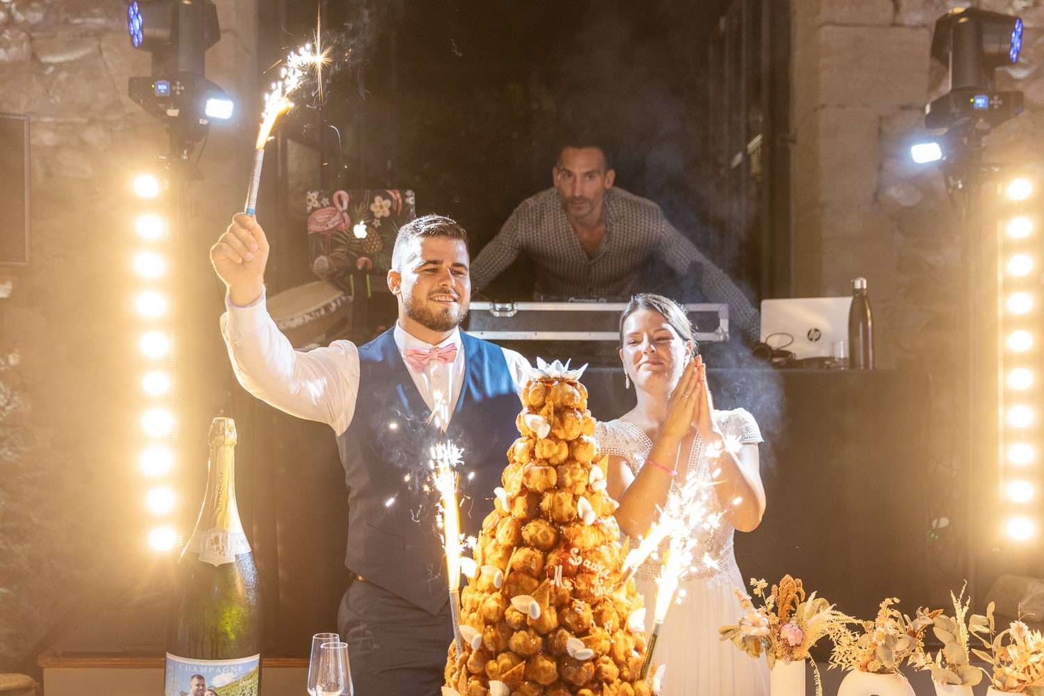 arrivée du gâteau